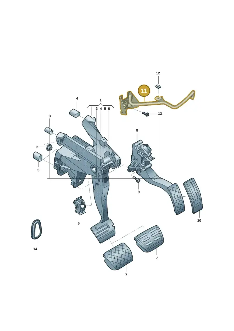 5QB723913 — Volkswagen Tiguan (2024-) diagram 57d721060, position 11