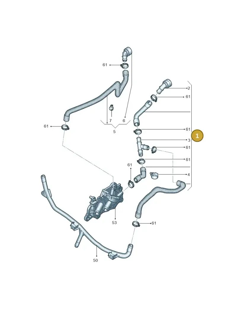 5QD122073M — Volkswagen T-Roc (2018-) diagram 744121200, position 1