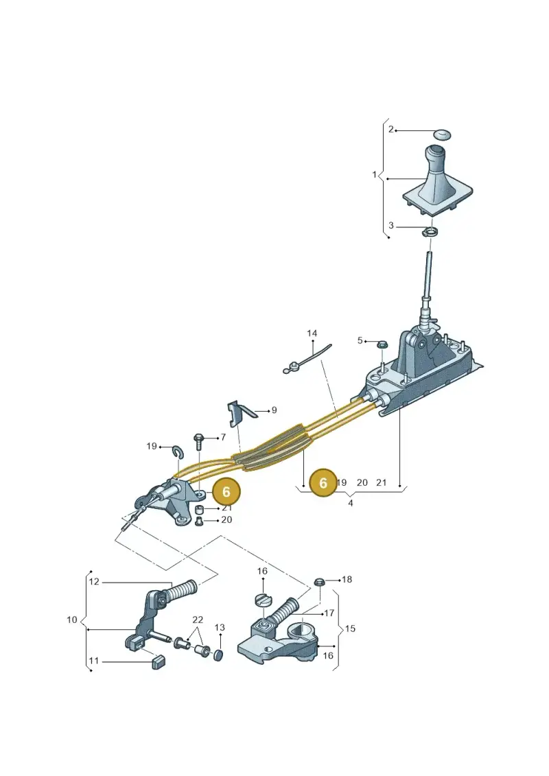 5QD711789 — Volkswagen T-Cross (2019-) diagram 536711030, position 6