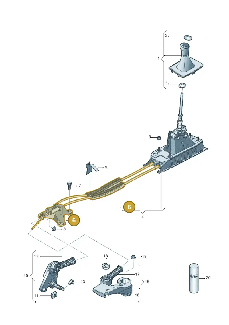 5QD711789 — Volkswagen Polo (2019-) diagram 746711200, position 6