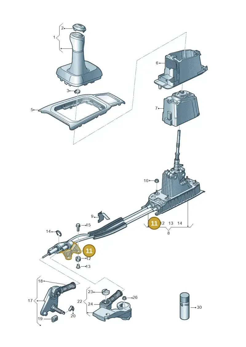 5QD711789 — Volkswagen T-Roc (2018-) diagram 813711300, position 11