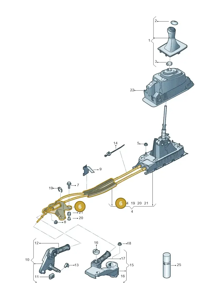5QD711789 — Volkswagen Beetle (2016-2019) diagram 781711300, position 6