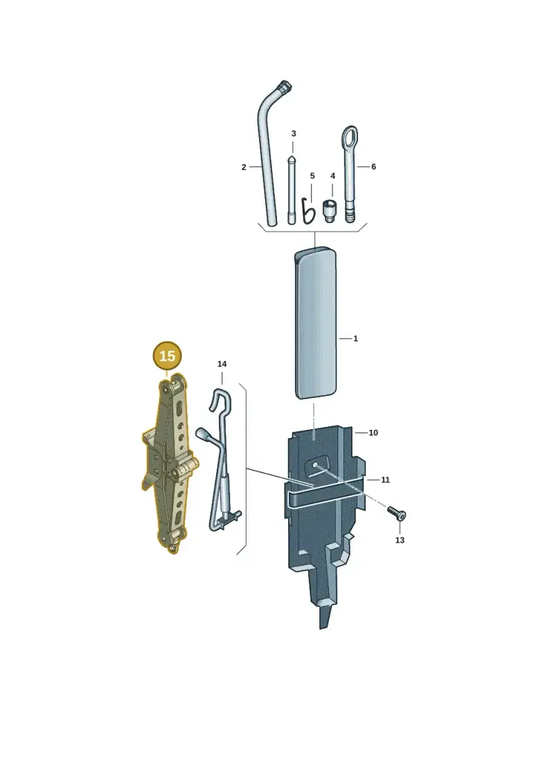 5QF011031C — Volkswagen Multivan (2021-) diagram 7t0012005, position 15