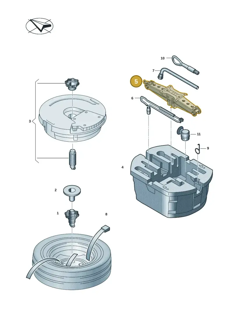 5QF011031D — Skoda Kodiaq (2024-2024) diagram 57h012000, position 5