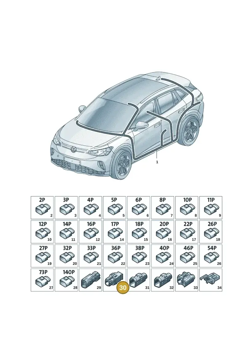 5QF035576C — Volkswagen ID.6 X (2021-) diagram 12d971083, position 30