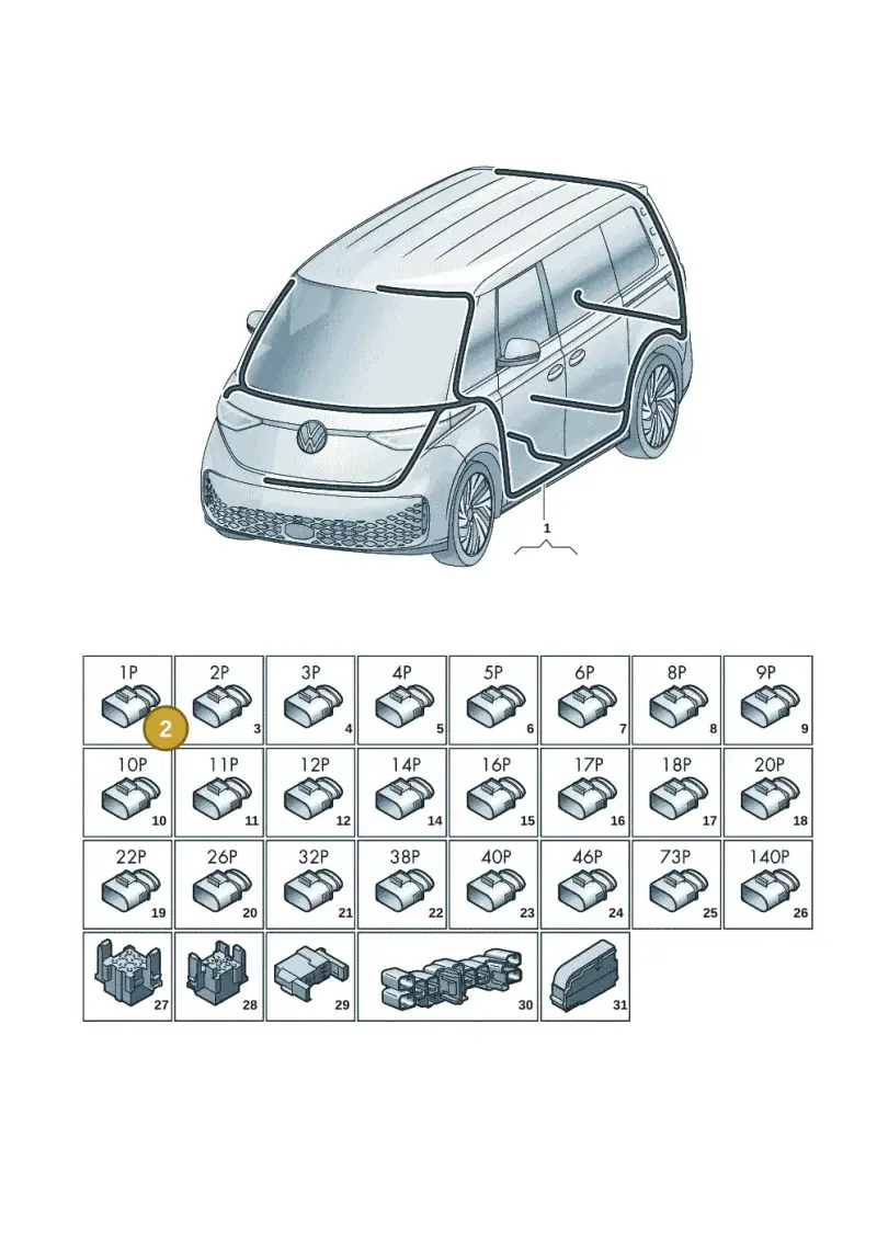 5QF035576C — Volkswagen ID.Buzz (2022-) diagram 15a972000, position 2