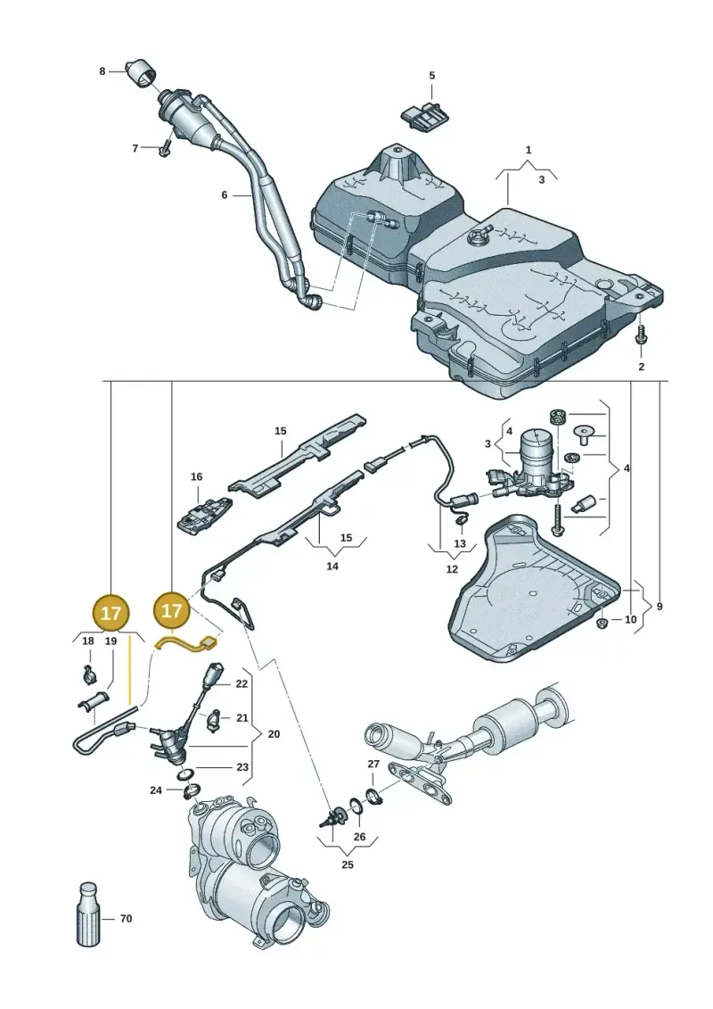5QF131984AH — Volkswagen Tiguan 2.0 (2023-) diagram 57x201600, position 17