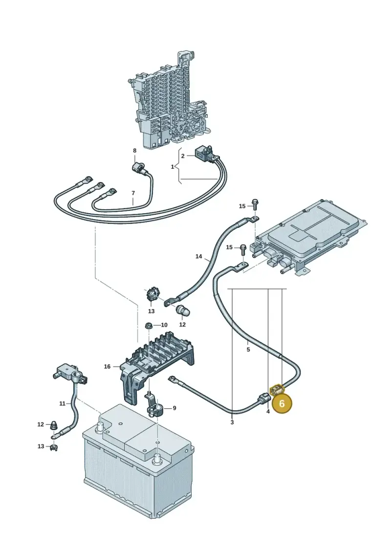 5QF972751 — Volkswagen ID.Buzz (2022-) diagram 15a971150, position 6