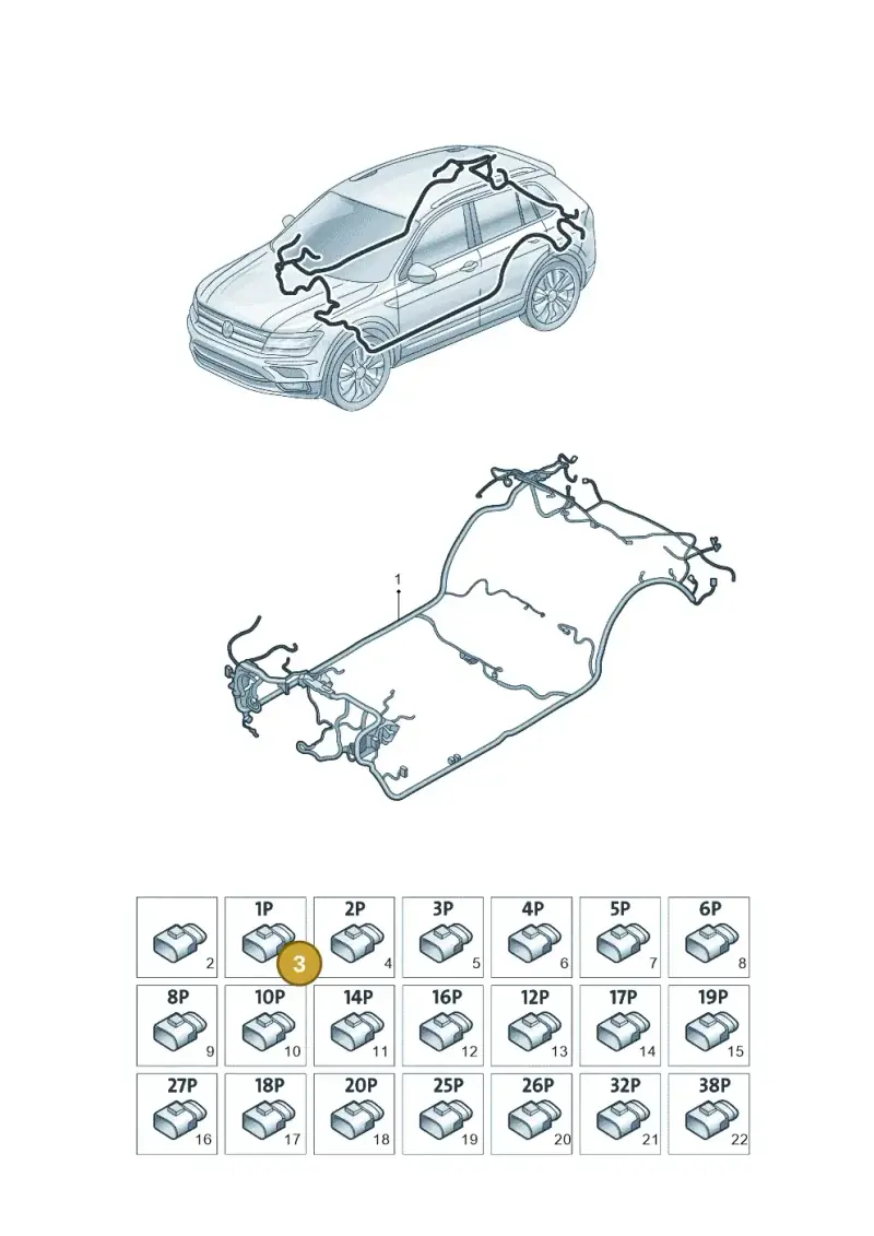 5QF972751 — Volkswagen Tiguan (2024-) diagram 57d971081, position 3