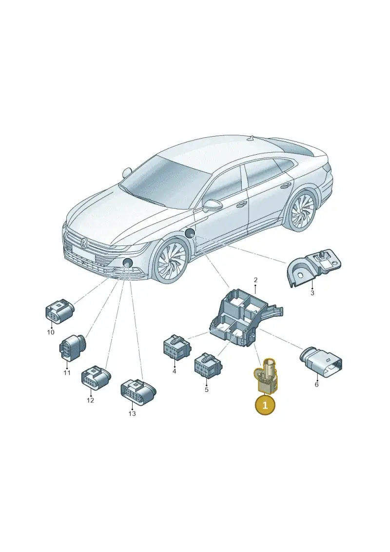 5QF972751 — Volkswagen Arteon (2017-2023) diagram 828971810, position 1