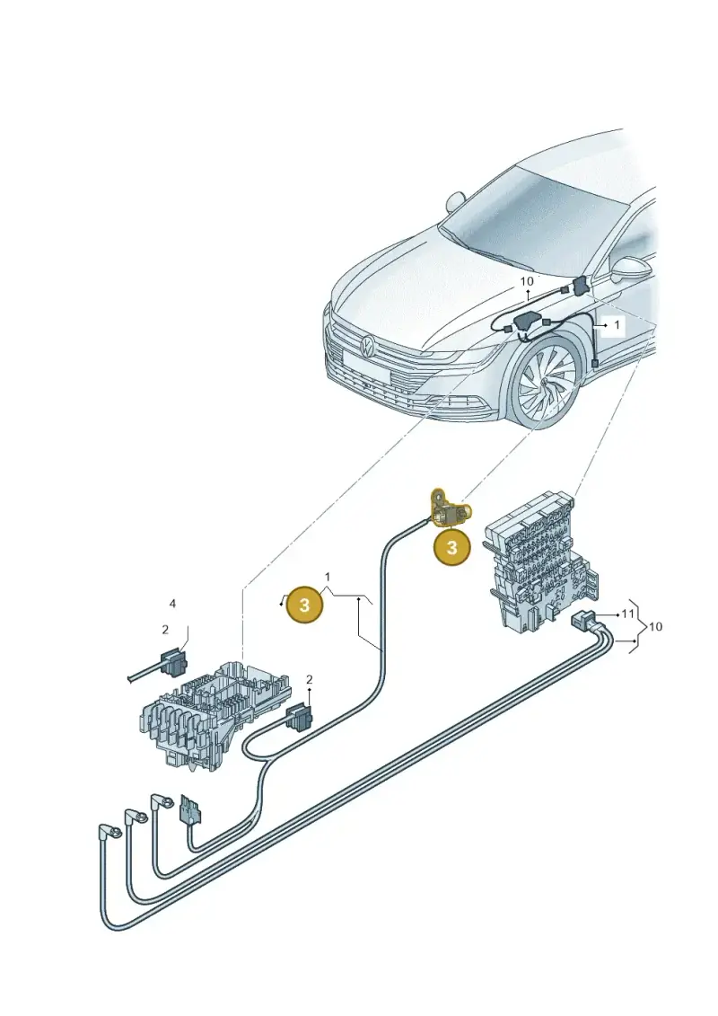 5QF972751 — Volkswagen Arteon (2017-2023) diagram 828971830, position 3