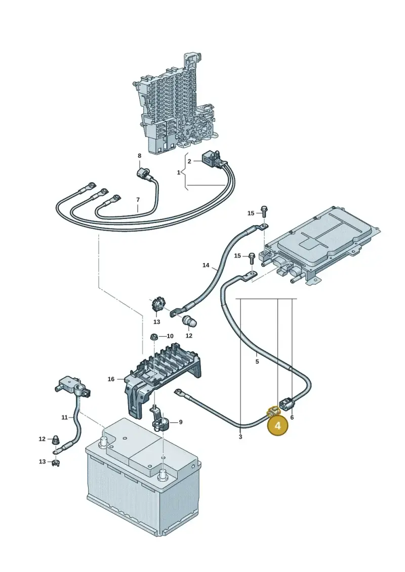 5QF972761 — Volkswagen ID.Buzz (2022-) diagram 15a971150, position 4