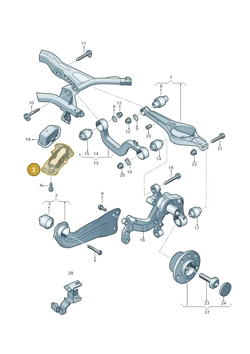 5QM505130 — Volkswagen Beetle (2016-2019) diagram 649505050, position 1