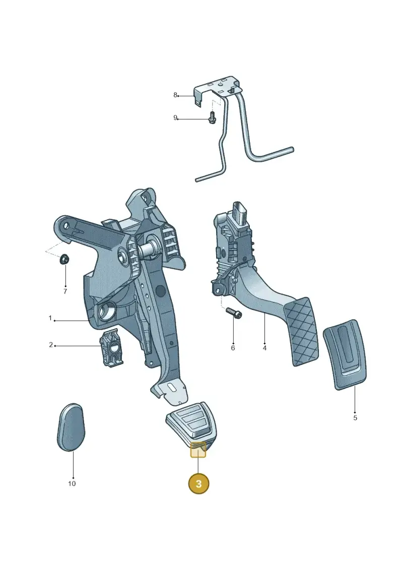5QM721173 — Volkswagen Polo Track (2023-) diagram 602721060, position 3