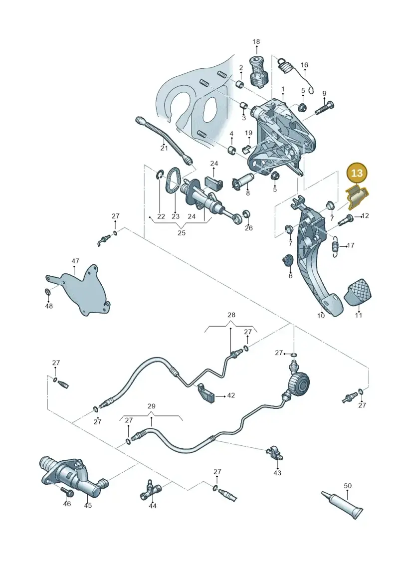 5QM721239 — Skoda Octavia (2017-2020) diagram 805721026, position 13