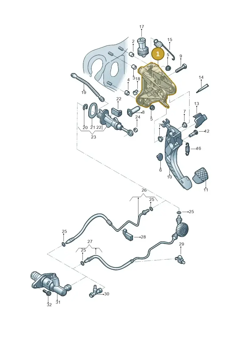 5QM721373A — Volkswagen Jetta 1.4 (2017-2024) diagram 496721250, position 1
