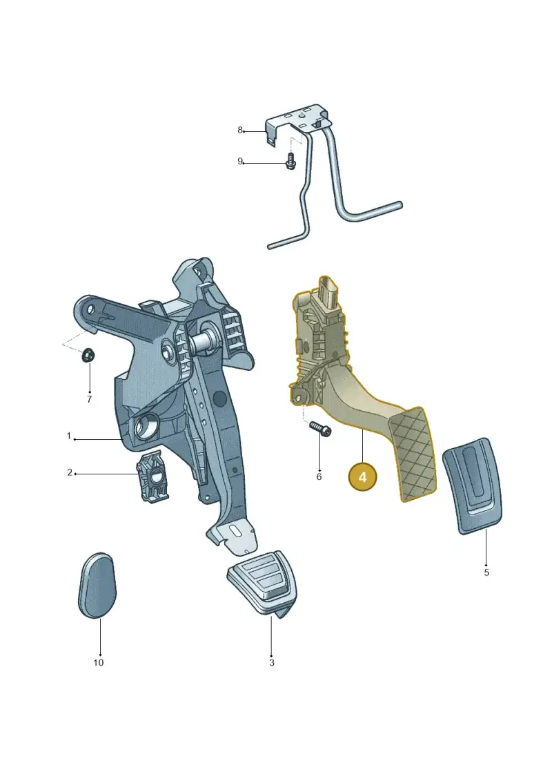 5QM723503 — Volkswagen Nivus (2020-) diagram 602721060, position 4