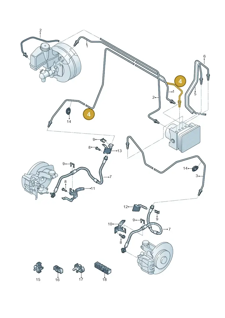 5QN614724A — Volkswagen Tiguan 2.0 4Motion (2017-2024) diagram 793611220, position 4