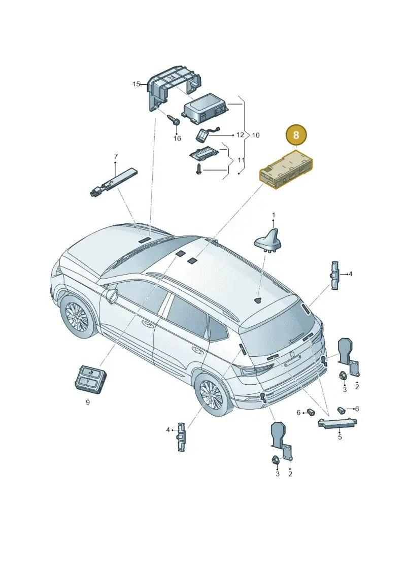 5QS035741A — Skoda Kodiaq (2024-) diagram 804000140, position 8