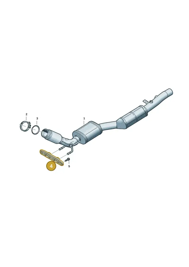 5QS253144 — Volkswagen Passat estate (2023-) diagram 3j0253260, position 4