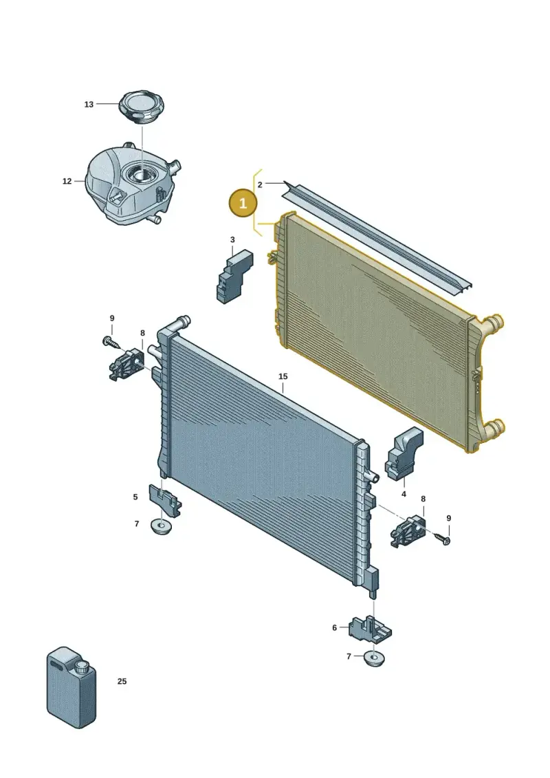5WA121251L — Volkswagen Caddy Maxi Kombi (2020-2024) diagram 2ka122500, position 1