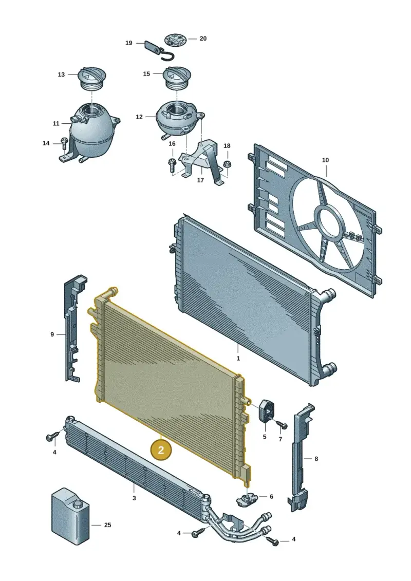 5WA121251M — Volkswagen Multivan (2021-) diagram 7t0122080, position 2