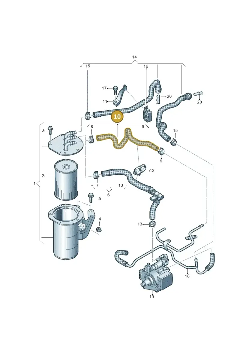 5WA130307J — Volkswagen Multivan (2021-) diagram 7t0127005, position 10