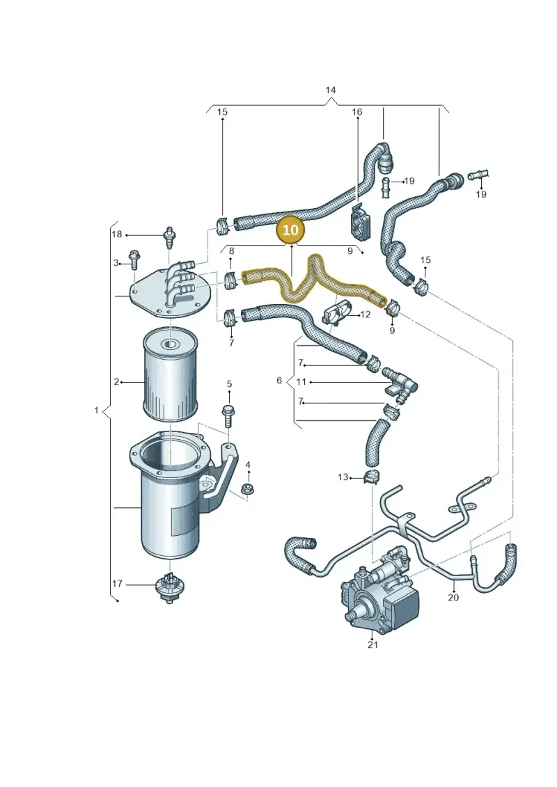 5WA130307L — Volkswagen Passat estate (2023-) diagram 813127015, position 10