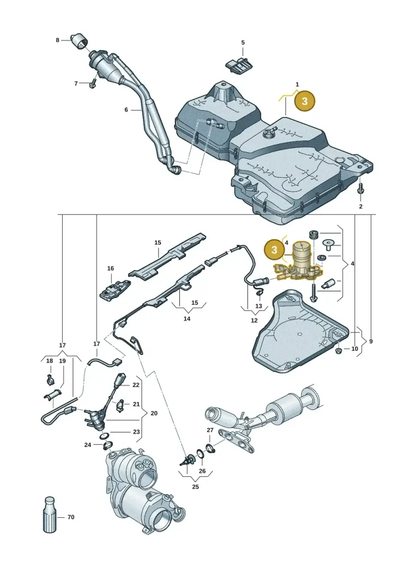 5WA131971 — Volkswagen Tiguan 2.0 (2023-) diagram 57x201600, position 3