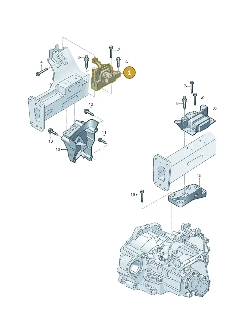 5WA199262BB — Volkswagen T-Roc BlueMotion (2017-2024) diagram 813199530, position 1