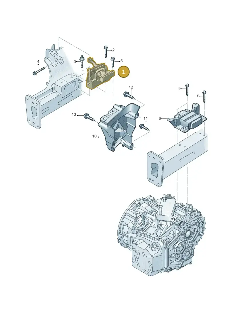 5WA199262E — Volkswagen T-Roc BlueMotion (2017-2024) diagram 813199058, position 1