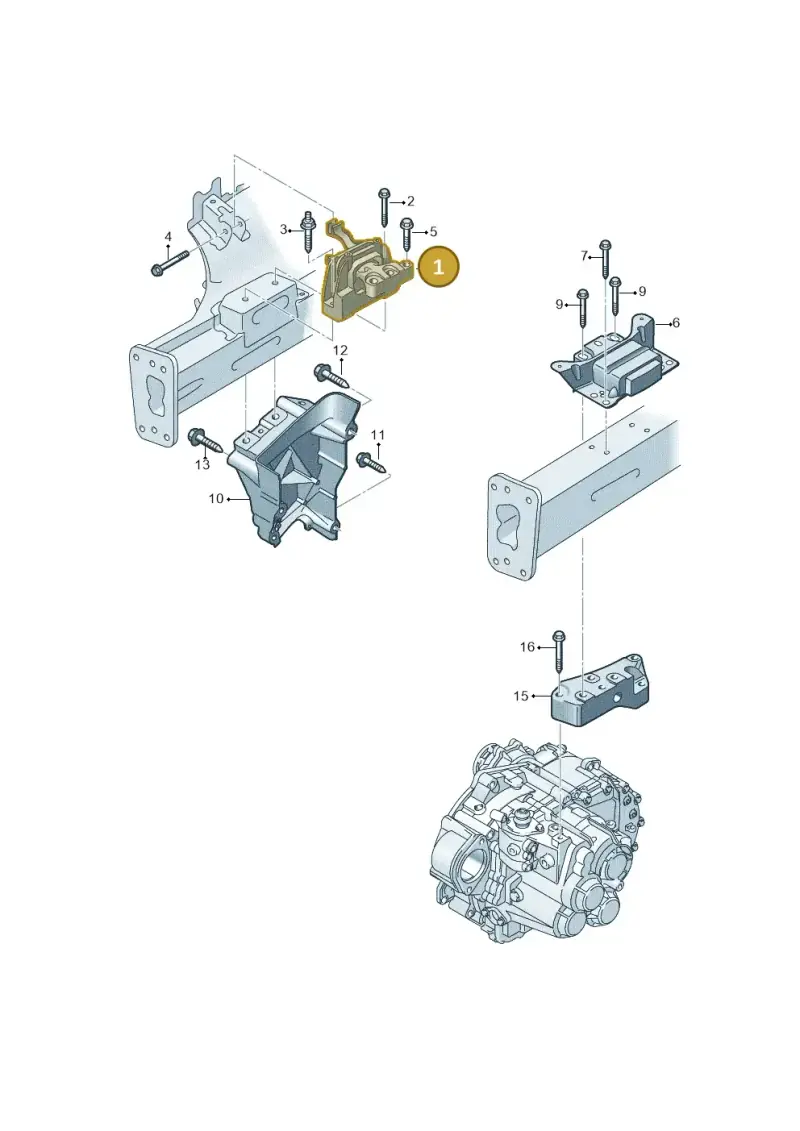 5WA199262E — Volkswagen Tiguan 2.0 4Motion (2016-2024) diagram 884199200, position 1