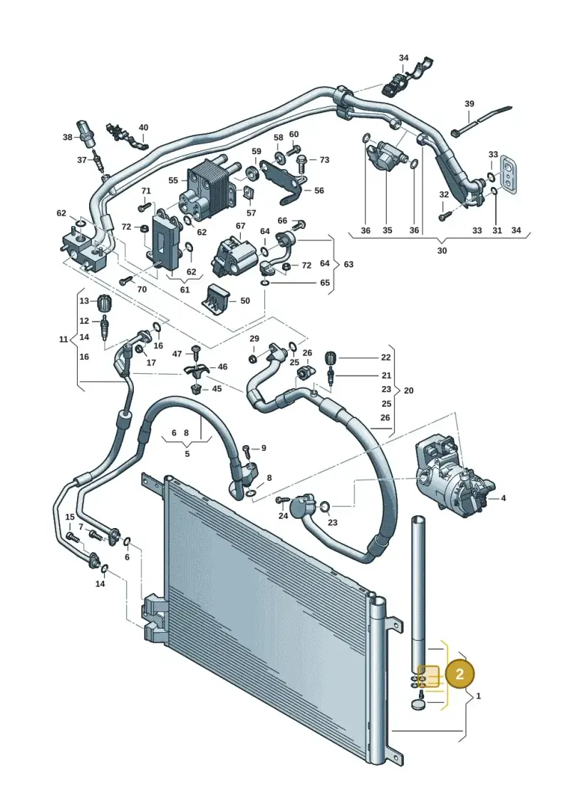 5WA298403A — Volkswagen Passat estate (2023-) diagram 596260702, position 2