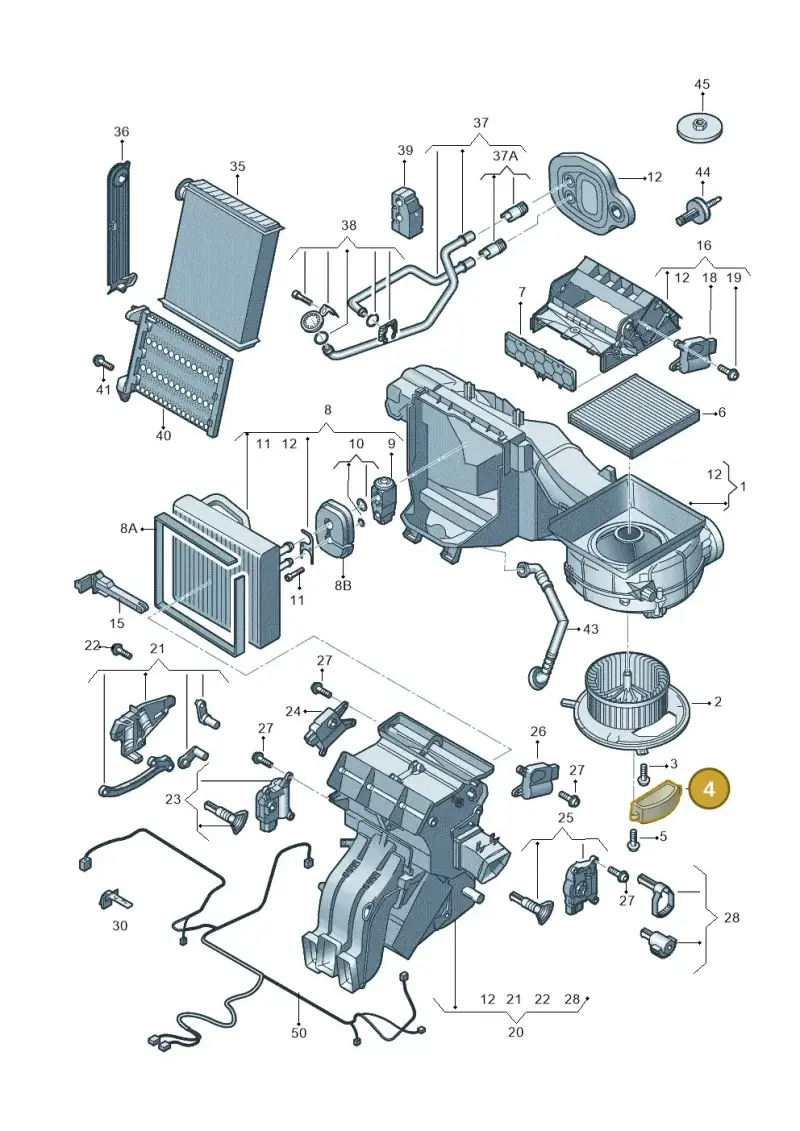 5WA907521 — Volkswagen Passat estate (2023-) diagram 827820200, position 4