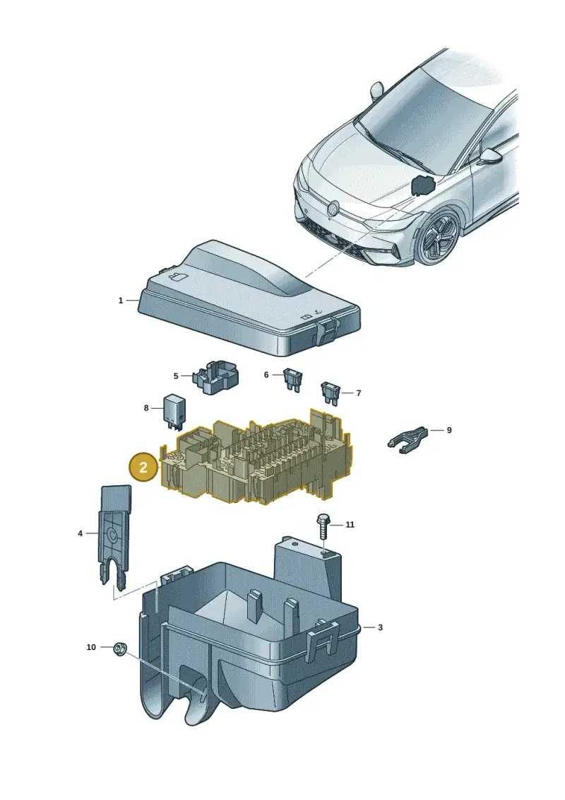 5WA937125B — Volkswagen ID.7 Limousine Pro (2023-) diagram 14b937030, position 2