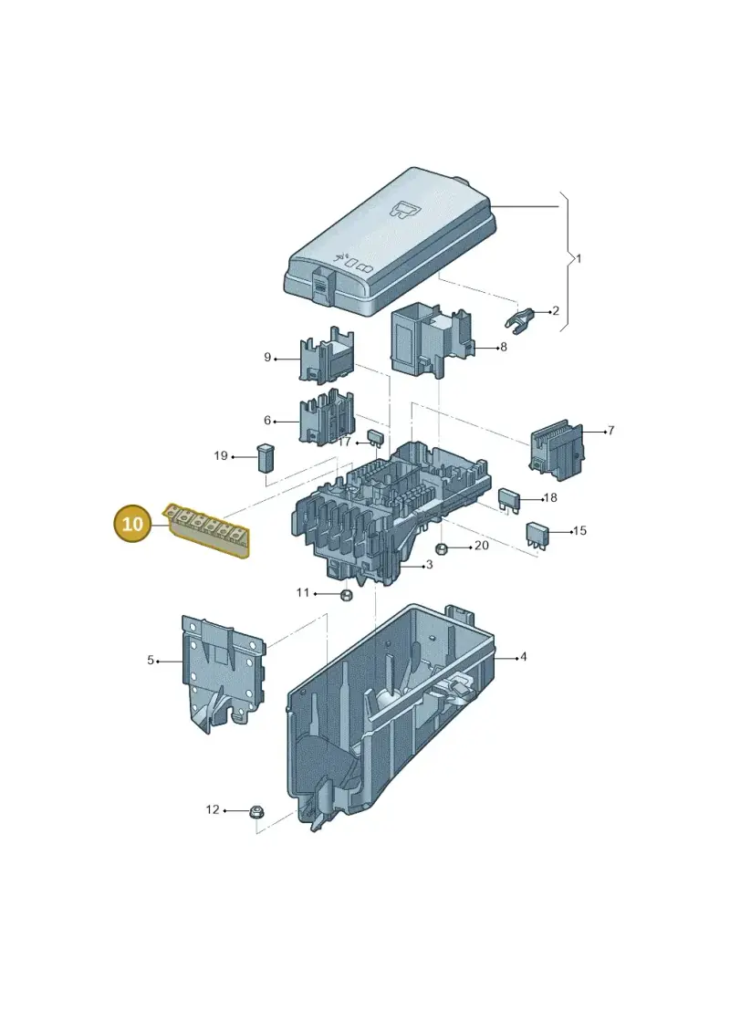 5WA937548 — Volkswagen Tiguan (2024-) diagram 809937200, position 10