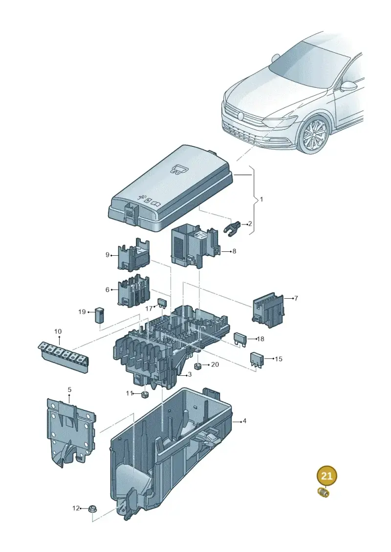 5WA937573A — Volkswagen Passat estate (2023-) diagram 793937100, position 21