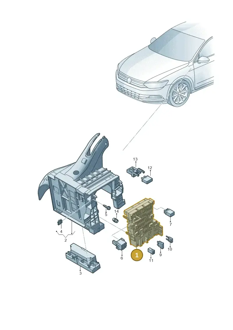 5WA937615 — Volkswagen Passat estate (2023-) diagram 793937000, position 1