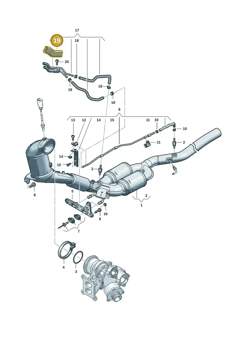 5WA971461A — Volkswagen Tiguan 2.0 (2023-) diagram 5h0253050, position 19
