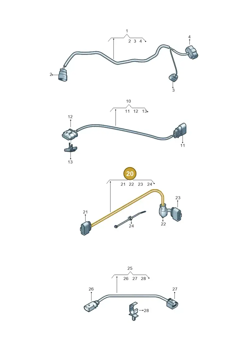 5WA971765 — Volkswagen T-Roc BlueMotion (2017-2024) diagram 813972480, position 20
