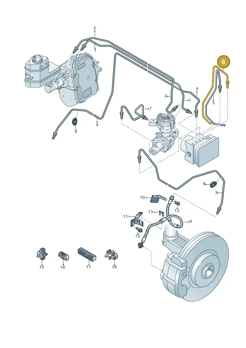 5WC614726 — Volkswagen E-Golf (2014-2021) diagram 774611250, position 6