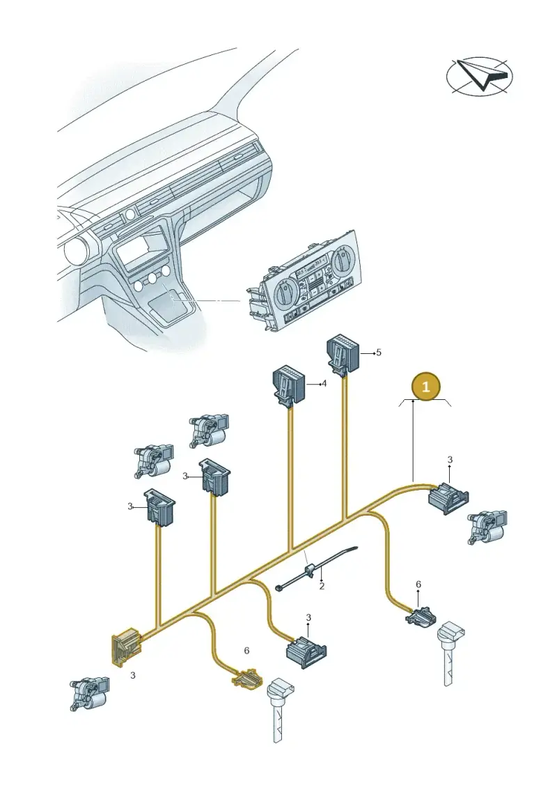 5WC971566F — Volkswagen Tiguan 2.0 4Motion (2016-2024) diagram 793972620, position 1
