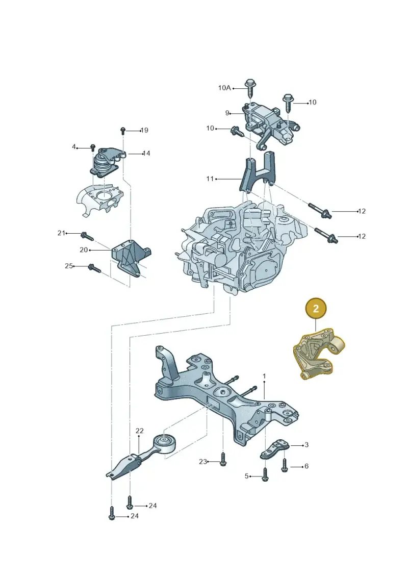 5Z0199294A — Volkswagen Crossfox (2014-2021) diagram 558199200, position 2