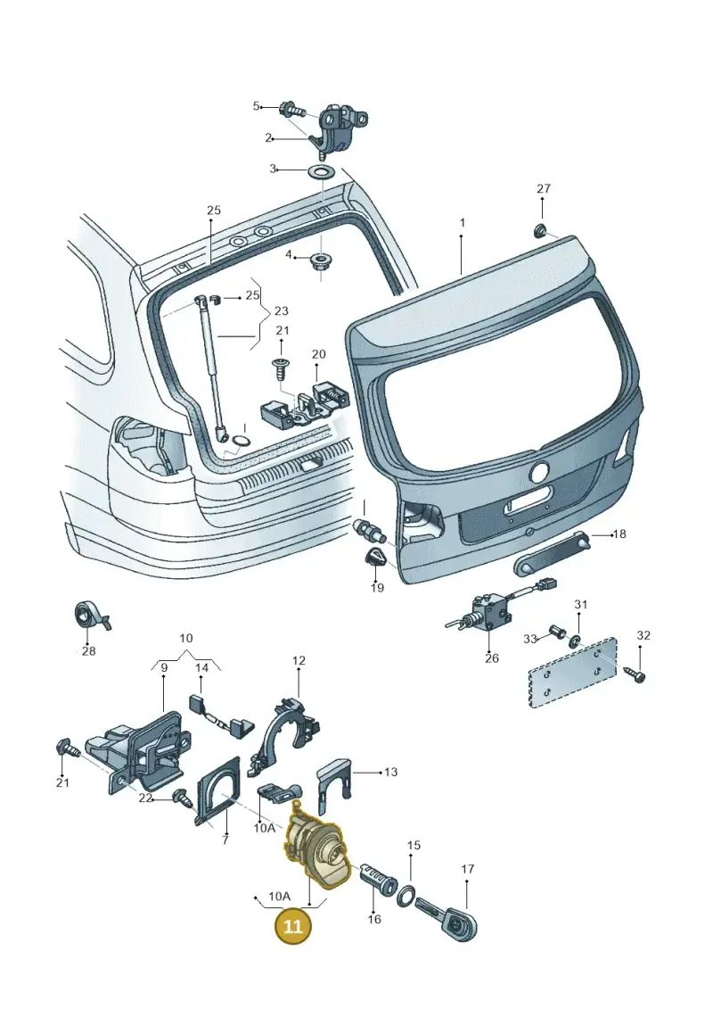 5Z6827565H1NN — Volkswagen SURAN (FOX MPV)   "RA."06> (2006-) diagram 514827200, position 11
