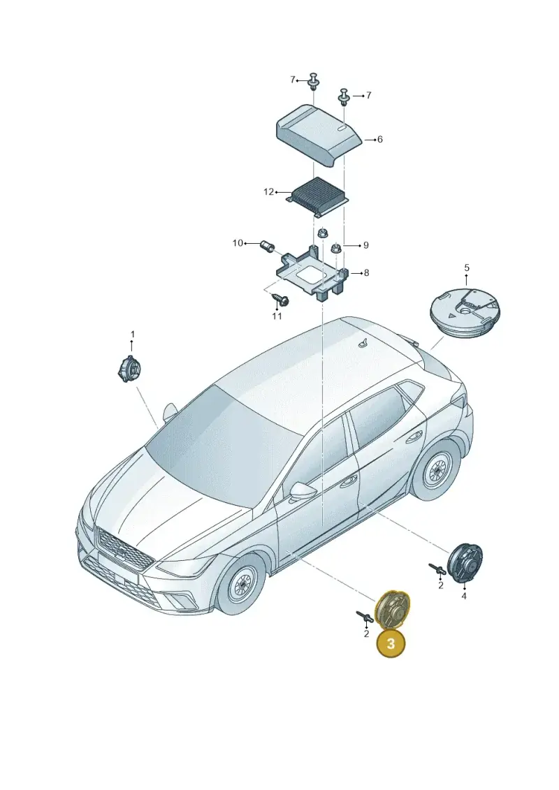 6C0035454 — SEAT Arona (2017-) diagram 835035350, position 3