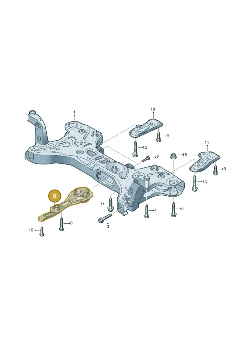 6C0199851C — Volkswagen Polo 1.6 (2020-2022) diagram 837199000, position 8