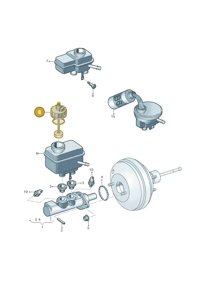 6C0611349 — Volkswagen Gran Lavida (2015-2018) diagram 194611100, position 8