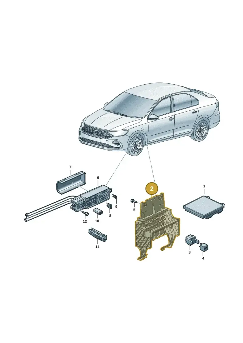 6C0907371A — Volkswagen Polo 1.6 (2020-2022) diagram 62x937000, position 2
