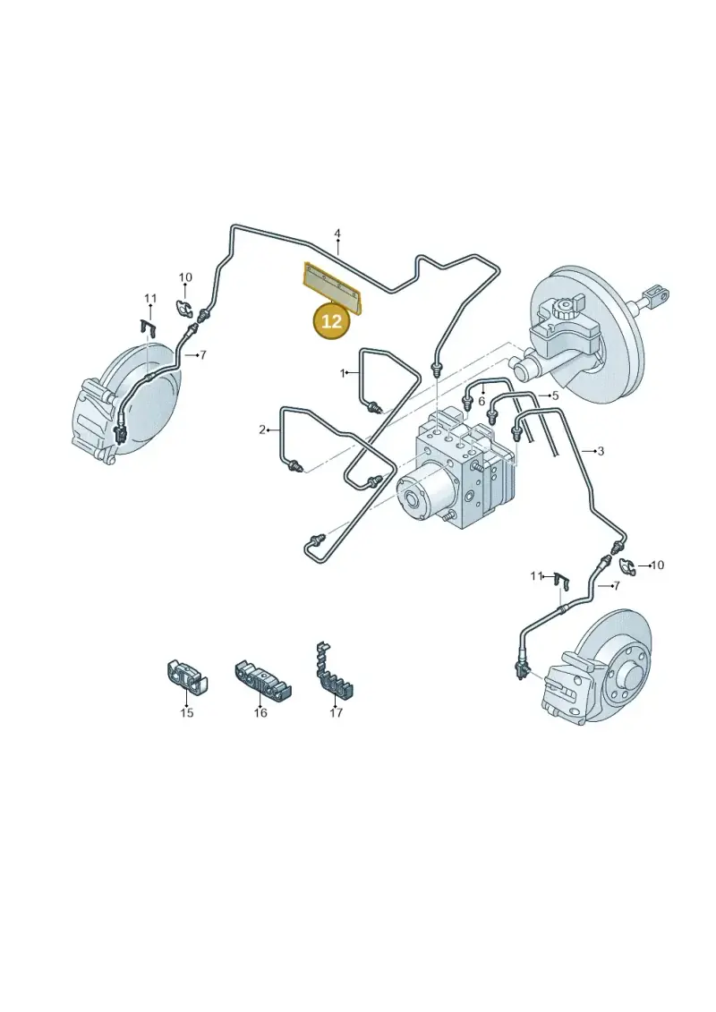 6C1611716 — Skoda Fabia (2014-2022) diagram 773611200, position 12