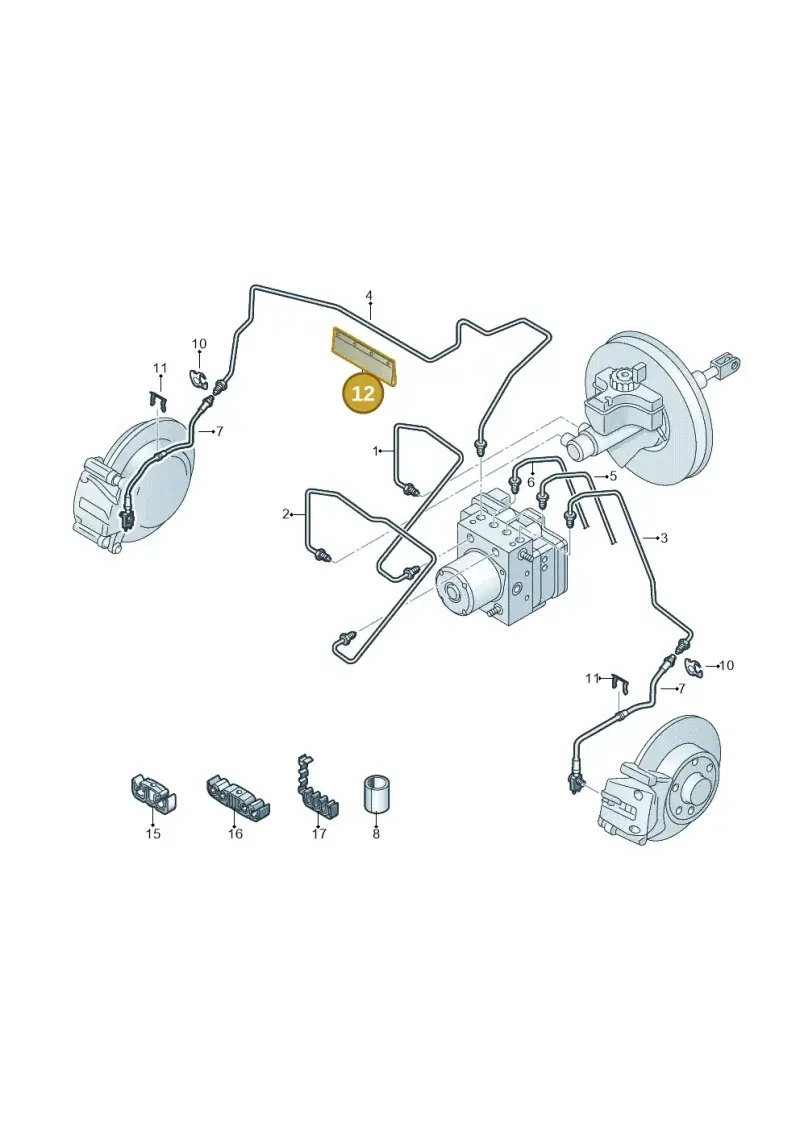 6C1611716 — Skoda Fabia (2014-2022) diagram 797611020, position 12